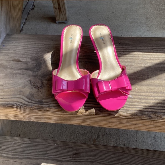 Pink tea toe sandals - Picture 5 of 8